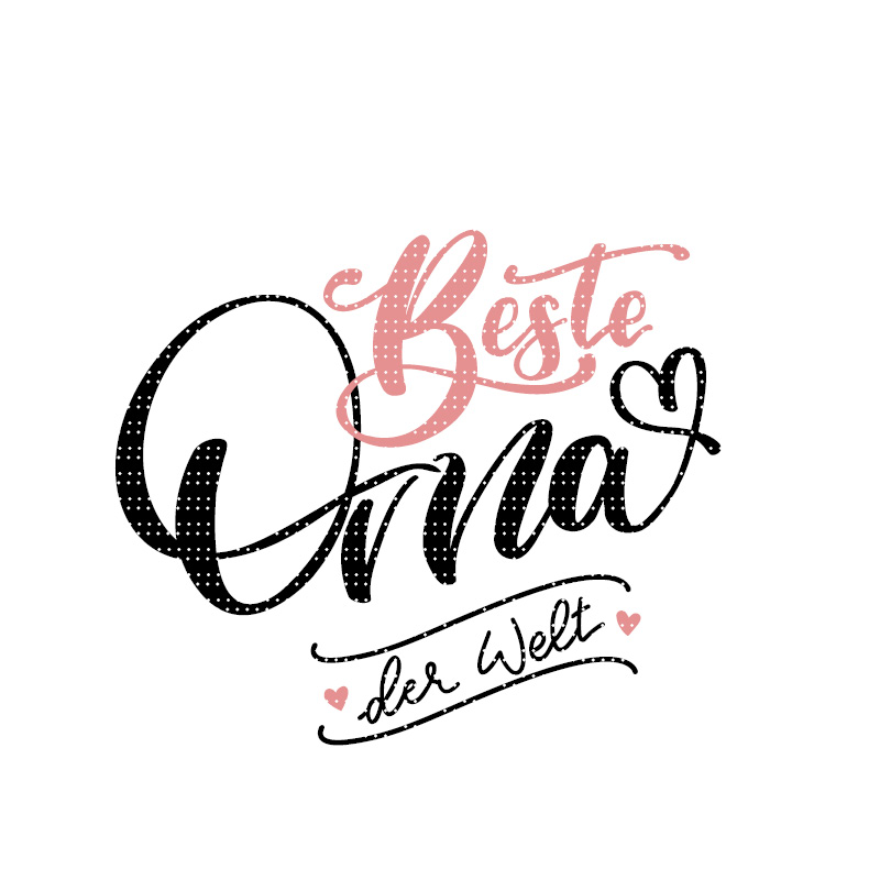 Plotterdatei "Beste Oma der Welt" MrsARTina für